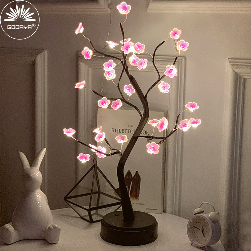 Table Tree Night Light Battery - Bonsai Garden In Dc 评论和价格
