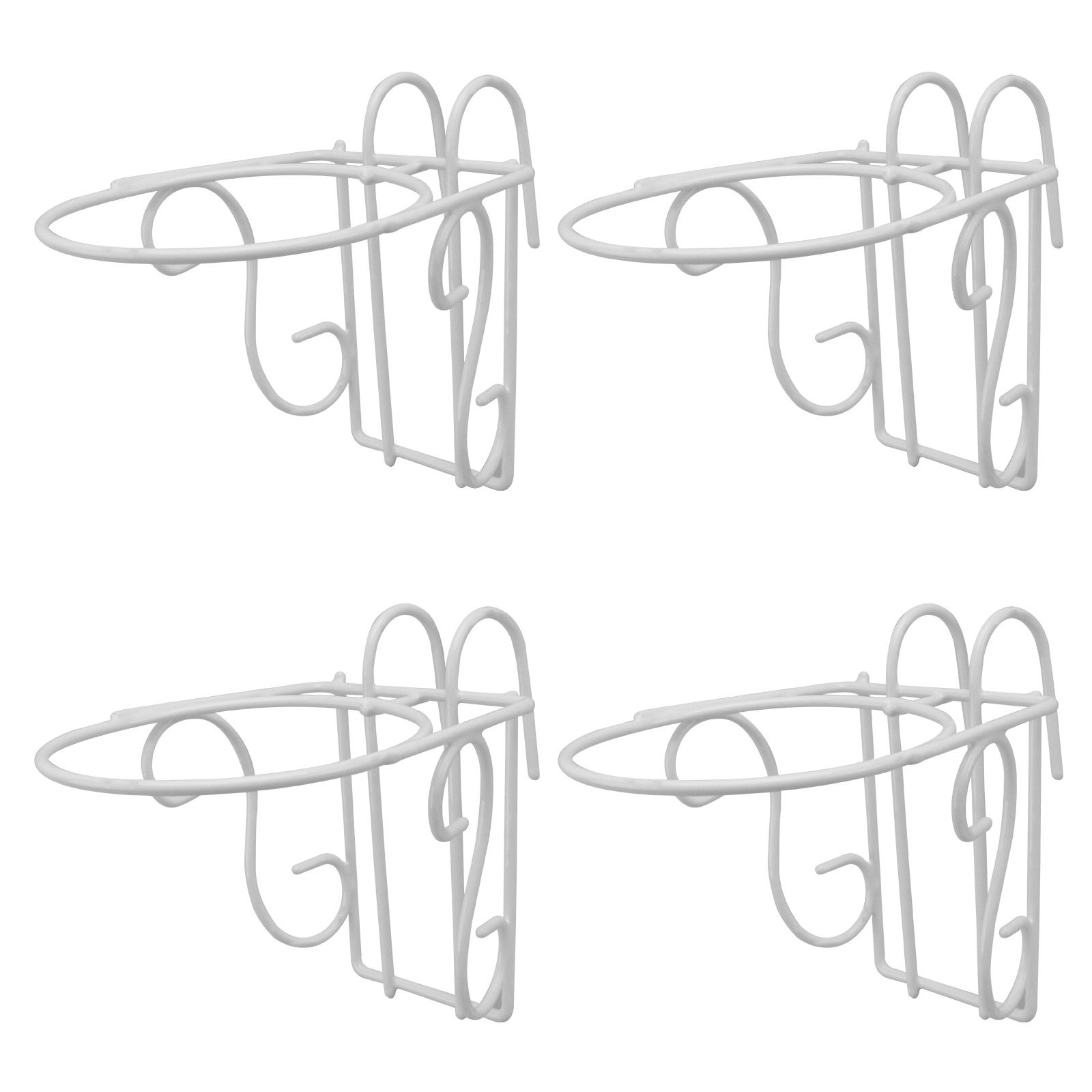 4Pcs Wrought Iron Hanging Flow - Bonsai Garden Display Stands 评论和价格