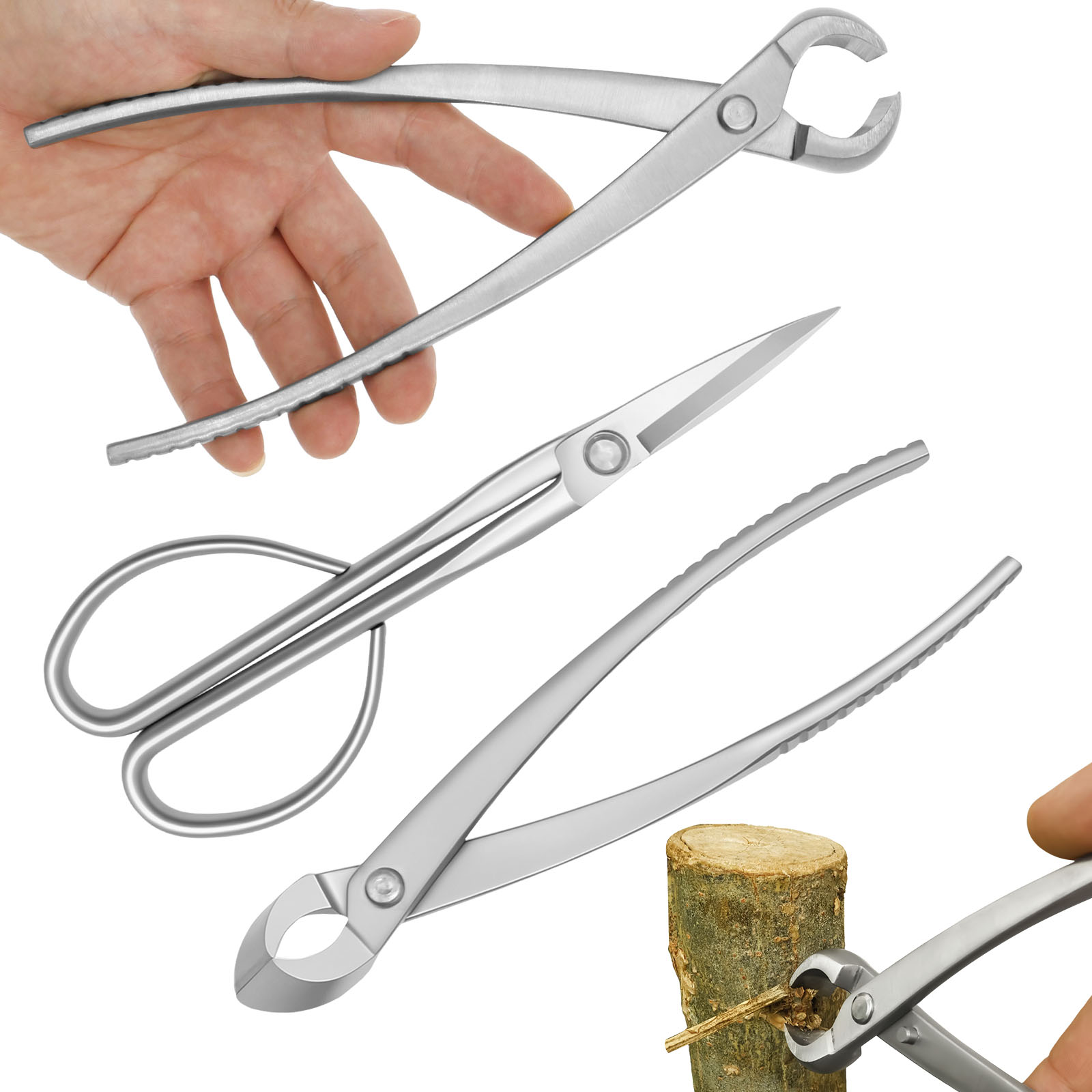 3 Pcs Bonsai Tool Set with Kno - Bonsai Tool Set 评论和价格