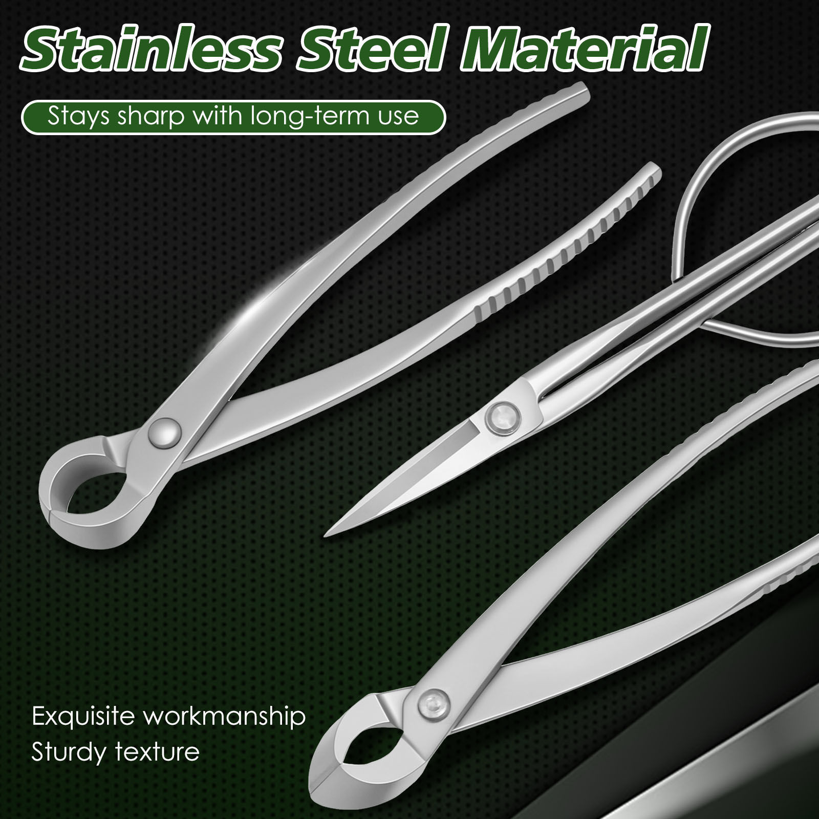 3 Pcs Bonsai Tool Set with Kno - Bonsai Tool Set 评论和价格