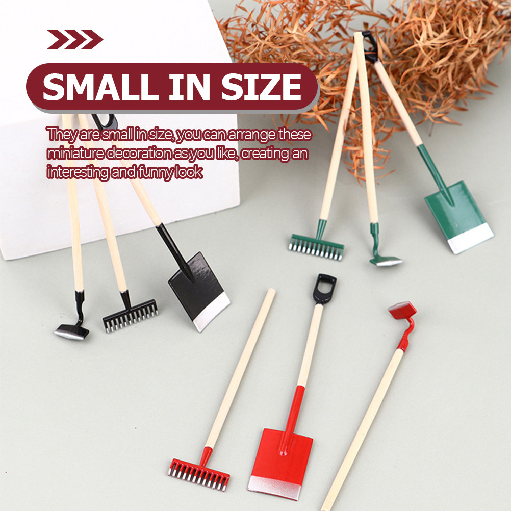 3Pcs Miniature House Accessori - Bonsai Tool Set 评论和价格
