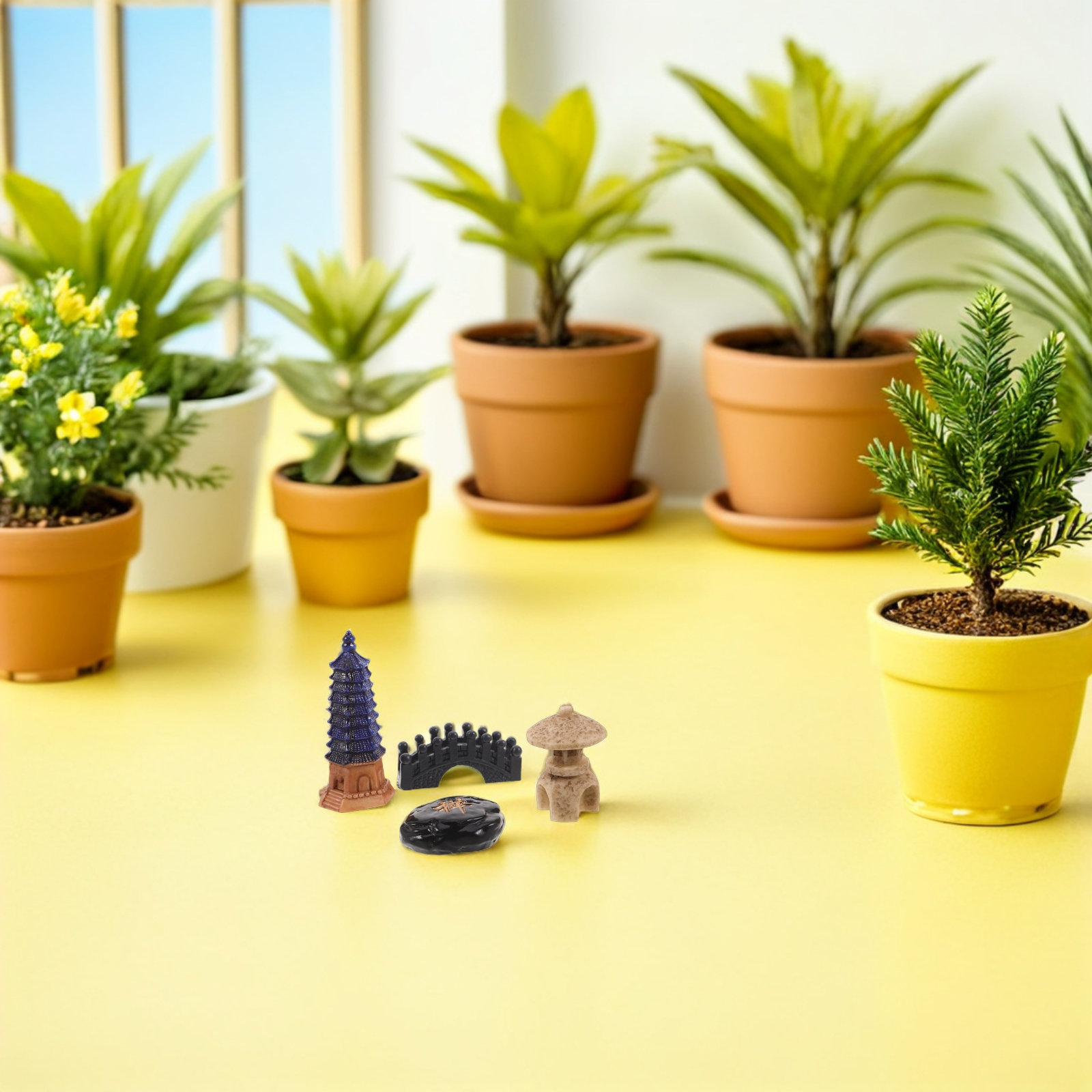 4Pcs Japanese Zen Garden Acces - Bonsai Zen Garden Set 评论和价格