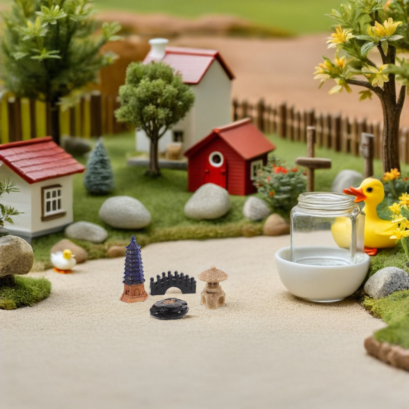 4Pcs Japanese Zen Garden Acces - Bonsai Zen Garden Set 评论和价格