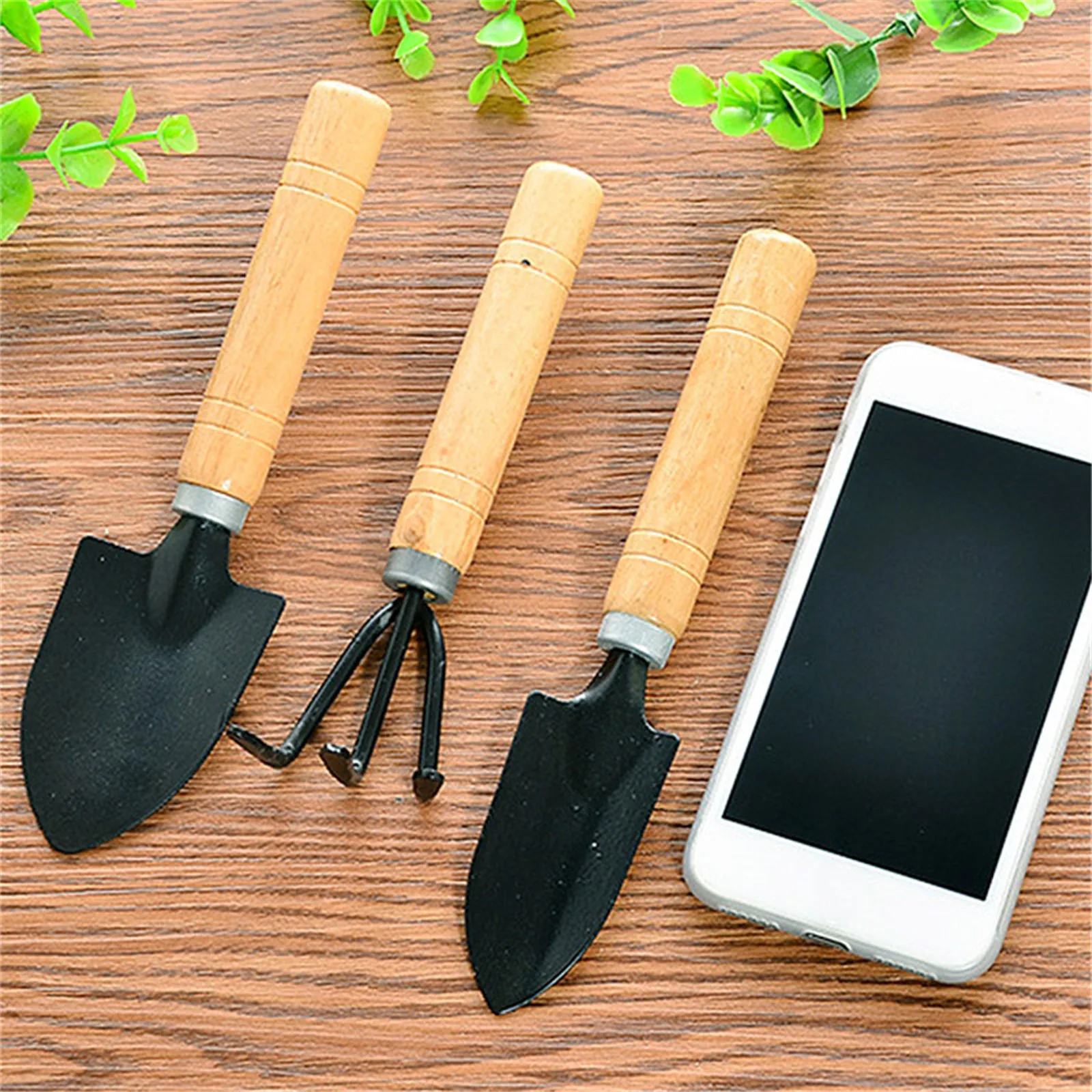 3-Piece Mini Garden Tools Set, - Bonsai Tool Set 评论和价格