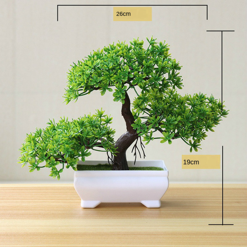 New Green Artificial Plants Bo - Bonsai Garden Sushi 评论和价格