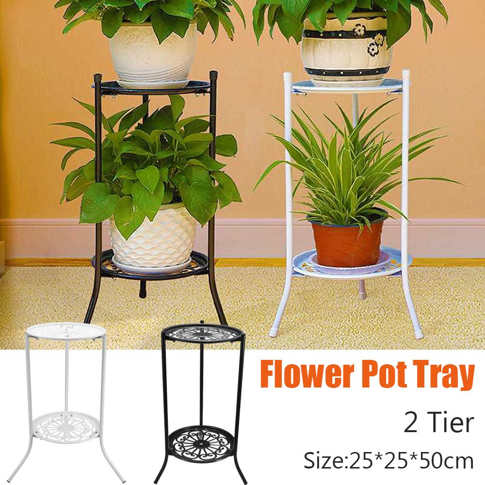 2 Tier Elegant Planter Display - Bonsai Garden Display Stands 评论和价格